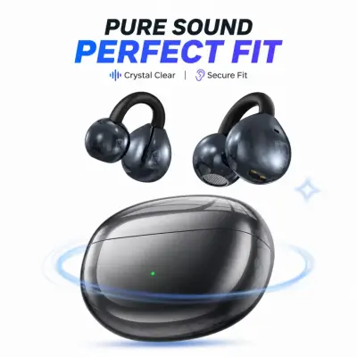 J87 Air Conduction Open-Ear True Wireless Earbuds – Bluetooth 5.4 TWS Sports Headphones with Wireless Charging, ENC Noise Cancelling &amp; 24H Battery